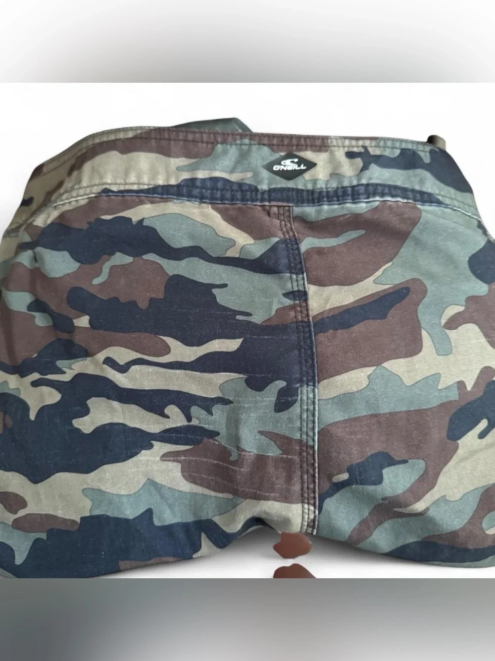 O'Neill Men's Camouflage Board Shorts with Neon Accent